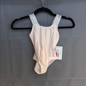 Pink ballet leotard for toddlers